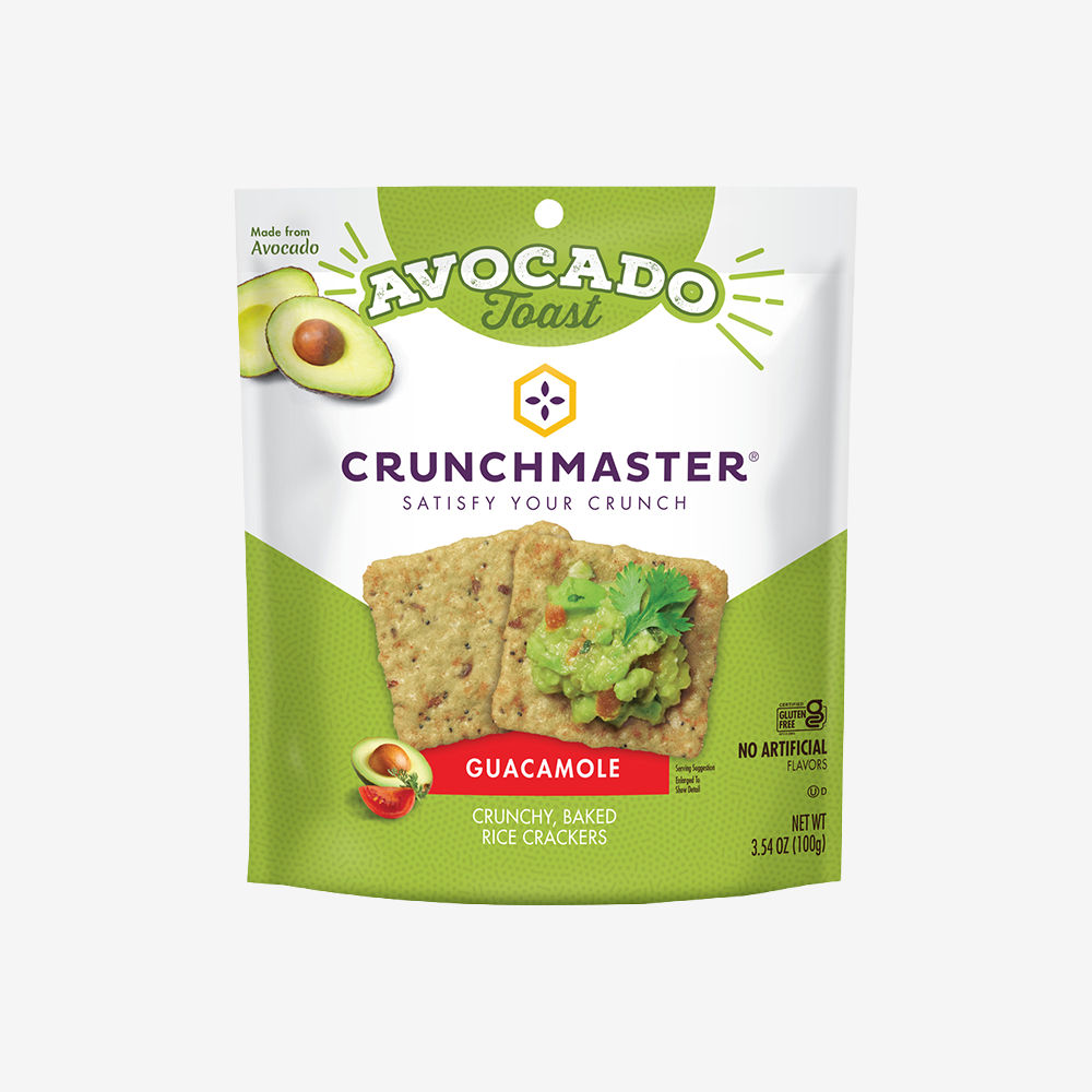 Galletas de Palta Tostadas sabor Guacamole Crunchmaster 113 g