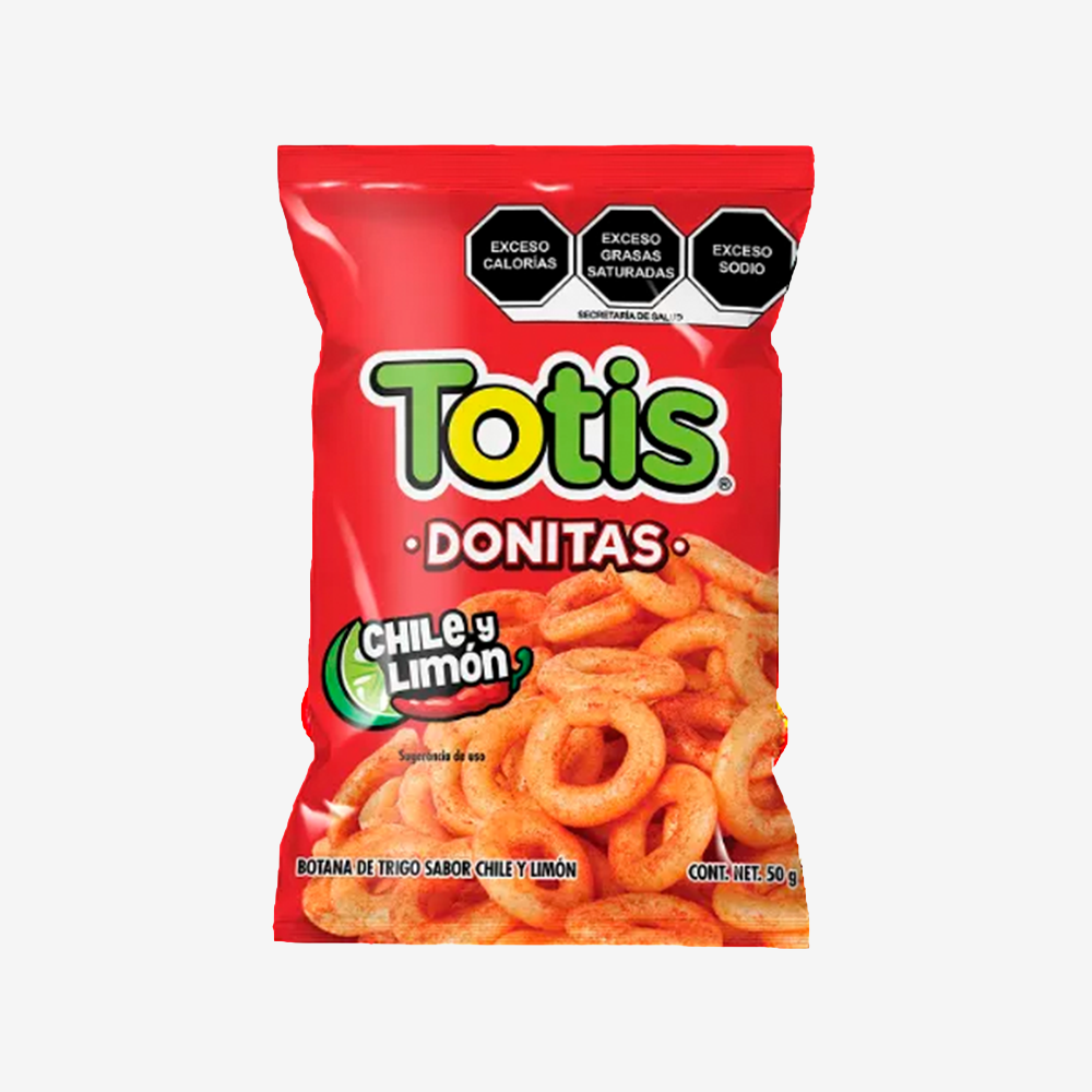 Donitas Chile y Limón Totis 50 g