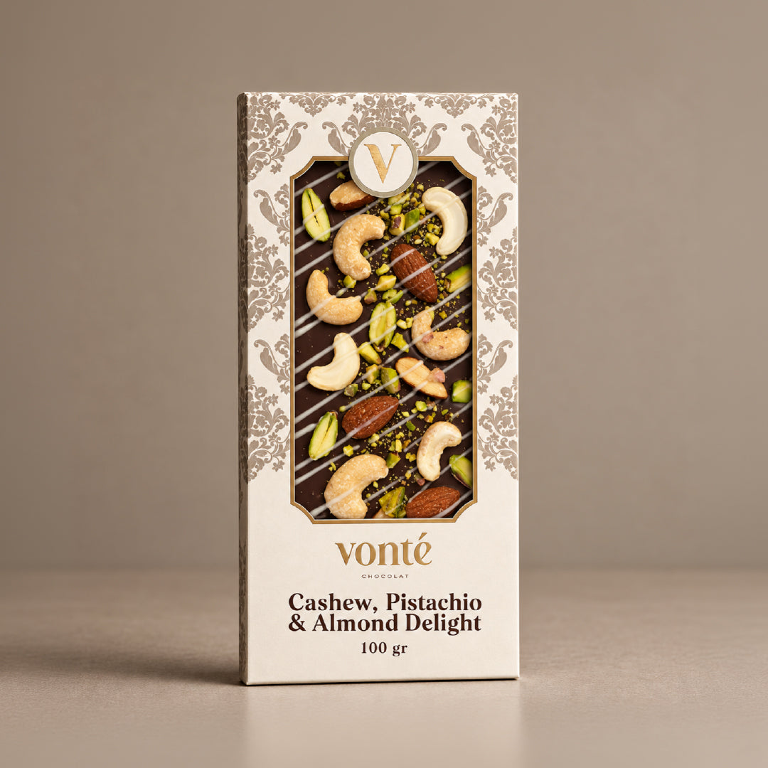 Barra Chocolate Bitter Frutos Secos Vonté 100 g