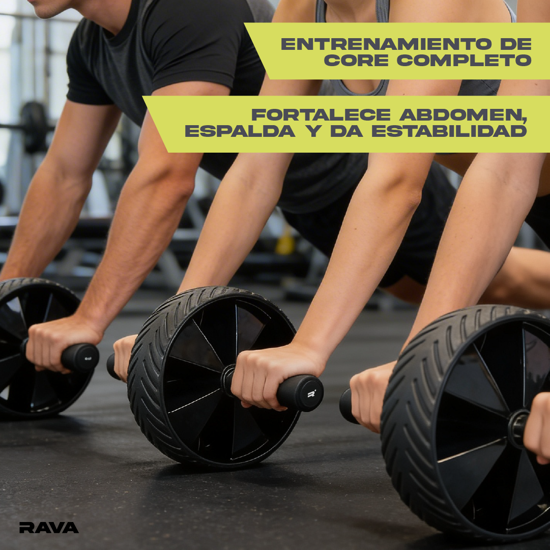 Rueda Abdominal Negra Rava 1 un