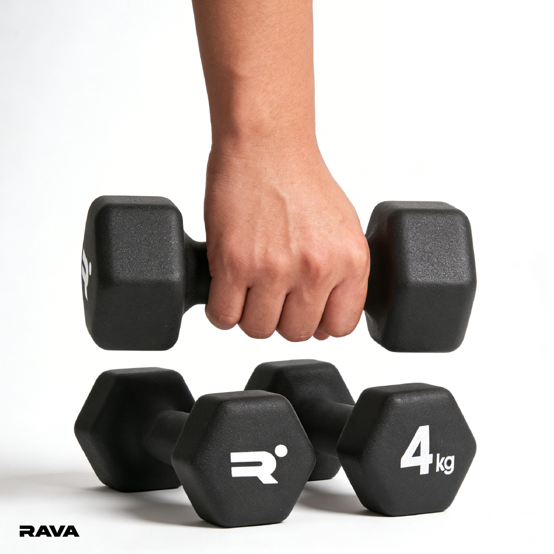 Set de 2 Mancuernas Dumbbell 4kg Rava 1 un