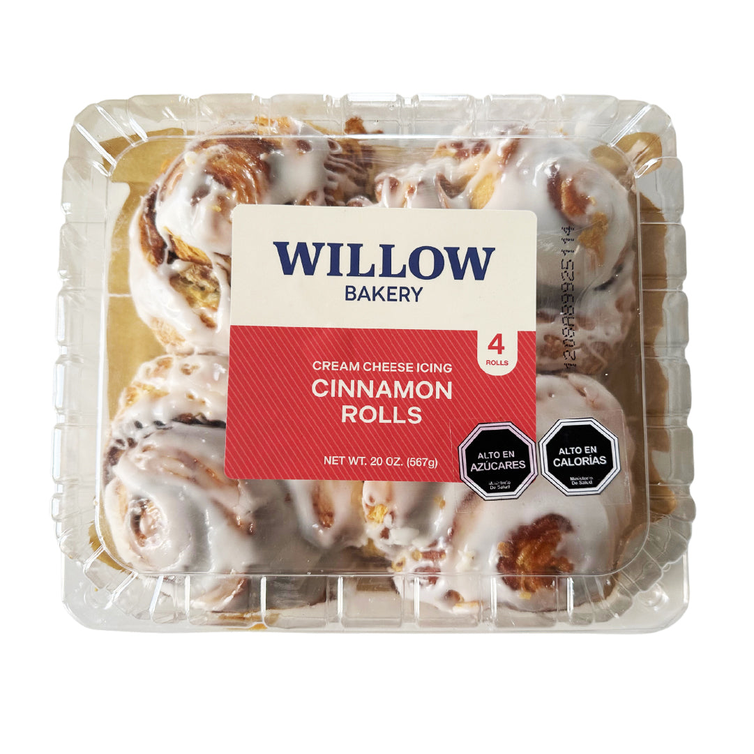 Cinnamon Rolls Icing Queso Crema Willow Bakery 567 g