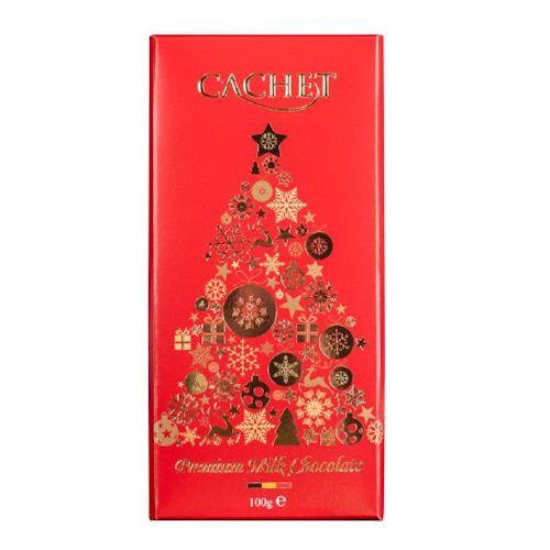 Barra Chocolate Leche X-mas Cachet 100 g
