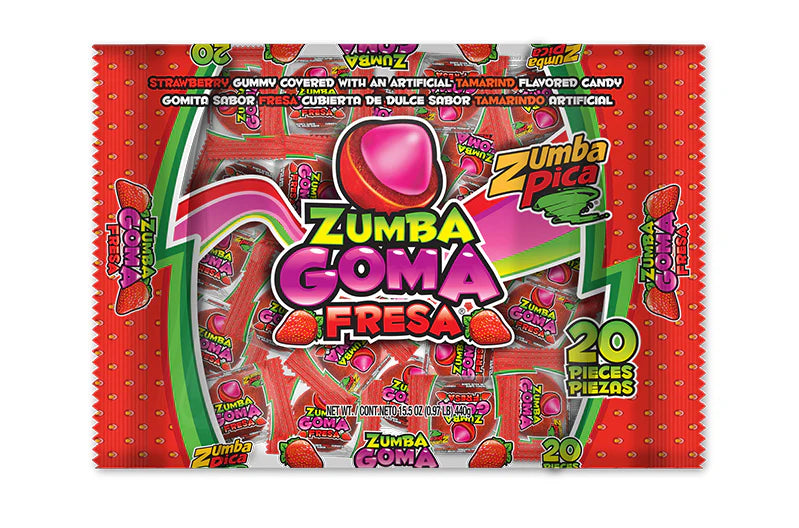 Gomitas Frutilla Goma Zumba 20 x 22 g
