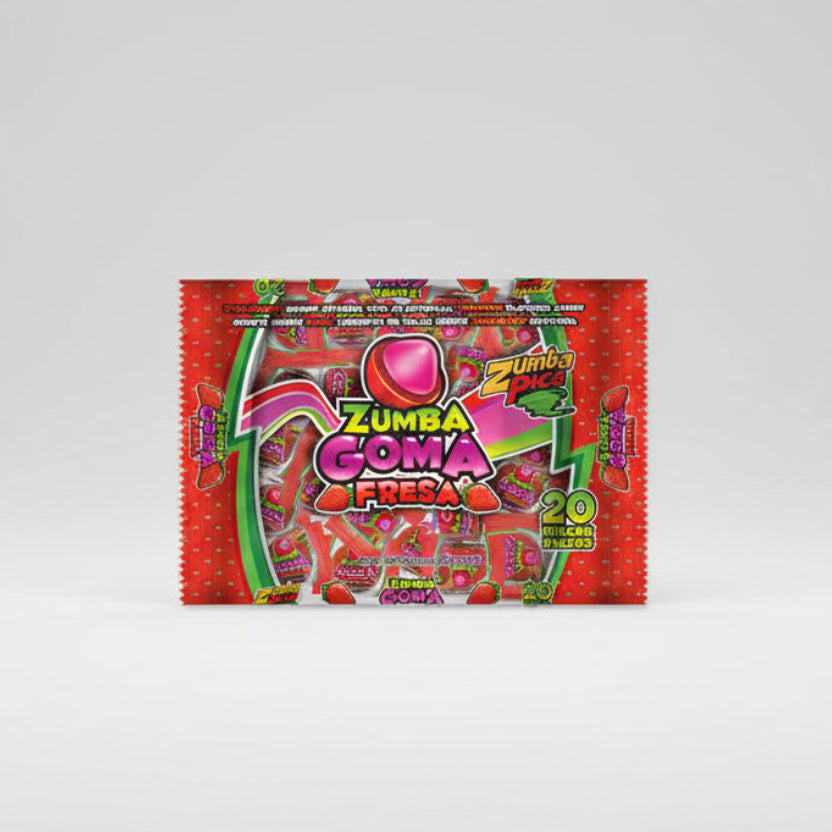 Gomitas Frutilla Goma Zumba 20 x 22 g