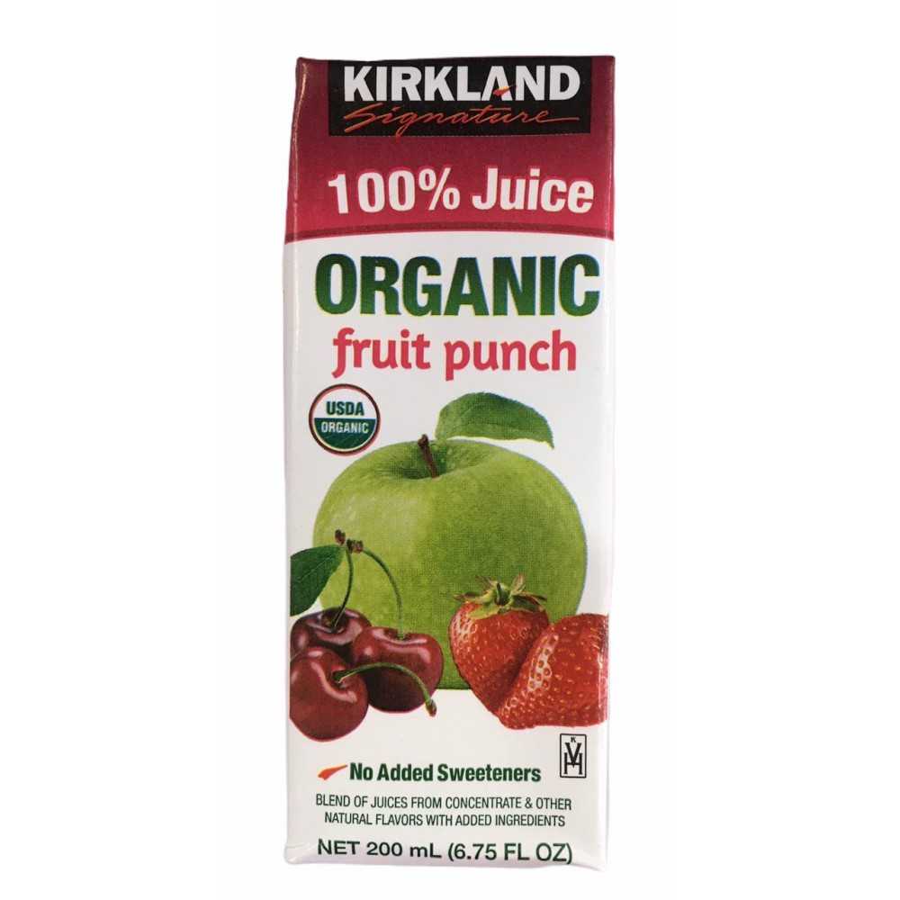 Jugo de Ponche de Frutas 100% orgánico Kirkland