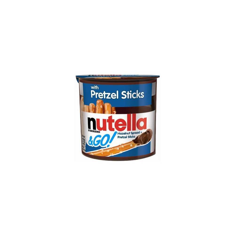 Palitos de Pretzels con Nutella