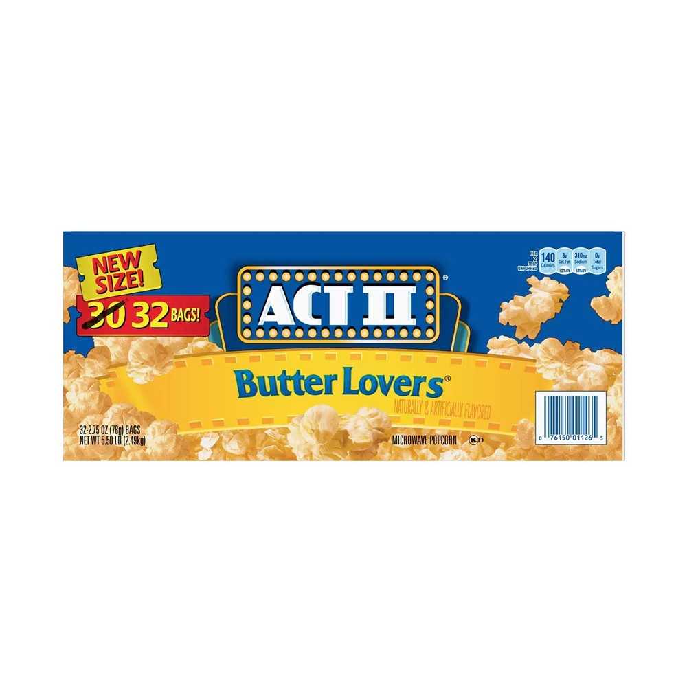 ACT II Butter Lovers Microwave Popcorn (78g*32)