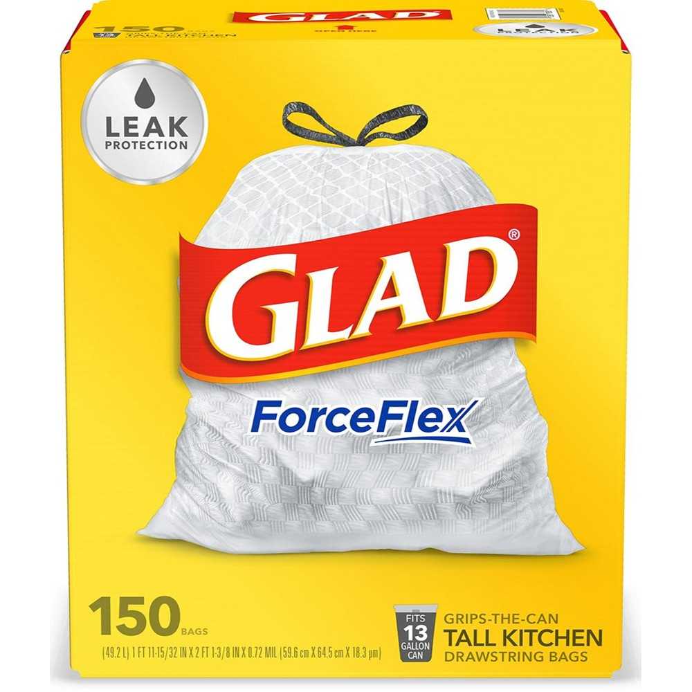 Bolsa para Basura Plástica Glad Force Flex