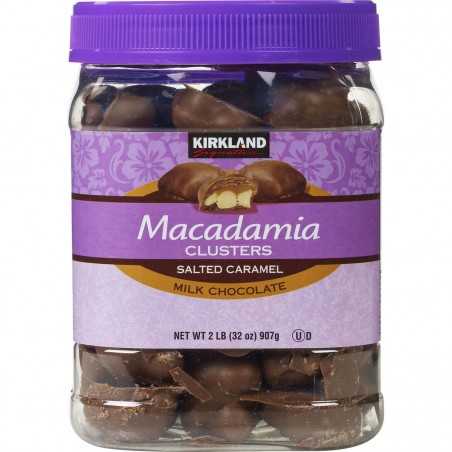Nueces Macademia con Caramelo Salado y Chocolate Kirkland