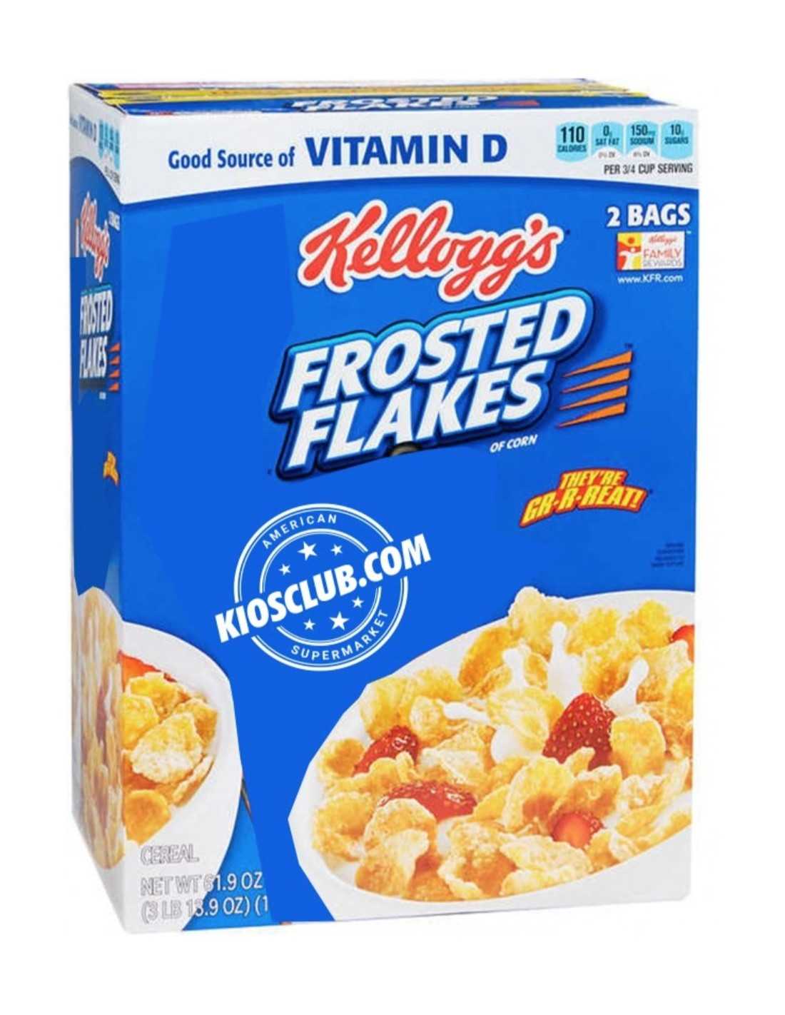  Barras de cereales Frosted Flakes, Original, On The Go Snack  Food, caja de 38.4 onzas (8 unidades) : Comida Gourmet y Alimentos