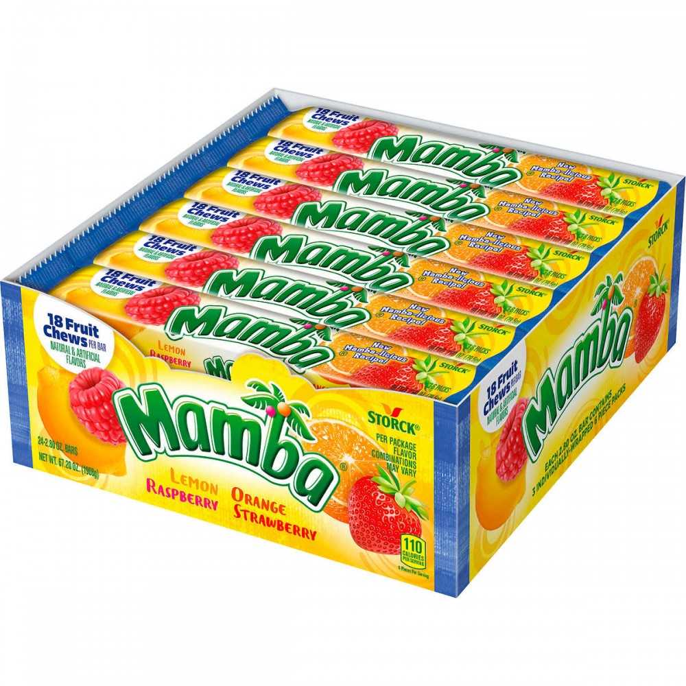Masticables Frutas Mamba