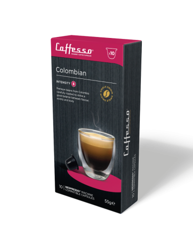 Cápsulas de Café Colombiano para Nespresso Caffesso
