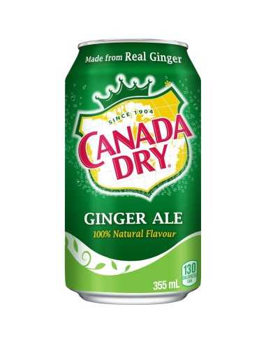 Bebida Ginger Ale Lata Canada Dry