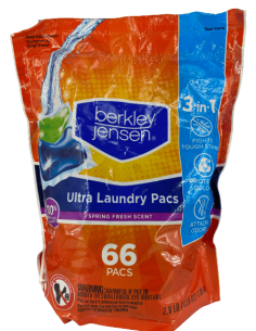 Berkley Jensen 4-in-1 Dishwasher Detergent Fresh Clean Scent Pacs, 92 ct.