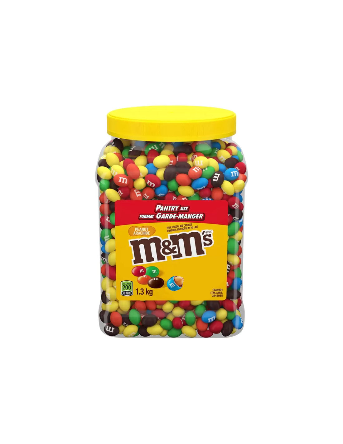 M&M's Peanut Chocolate Candy, 1.3 kg