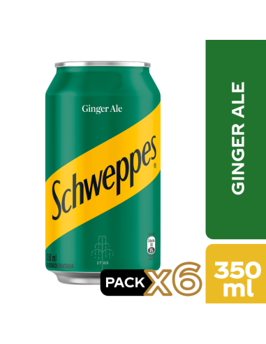 Bebida Lata Ginger Ale Schweppes
