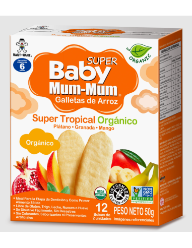 Pelágico También Ciudadano Galleta de Arroz Tropical Baby Mum-Mum Want-Want