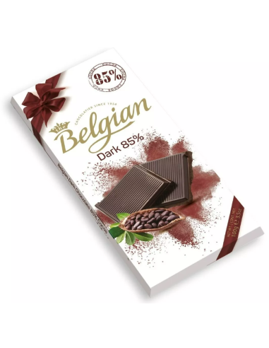 Barra Chocolate Belga 85 Cacao Belgian