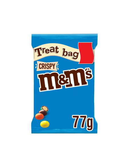 M&M's Crispy Chocolate Treat Bag 77g - We Get Any Stock