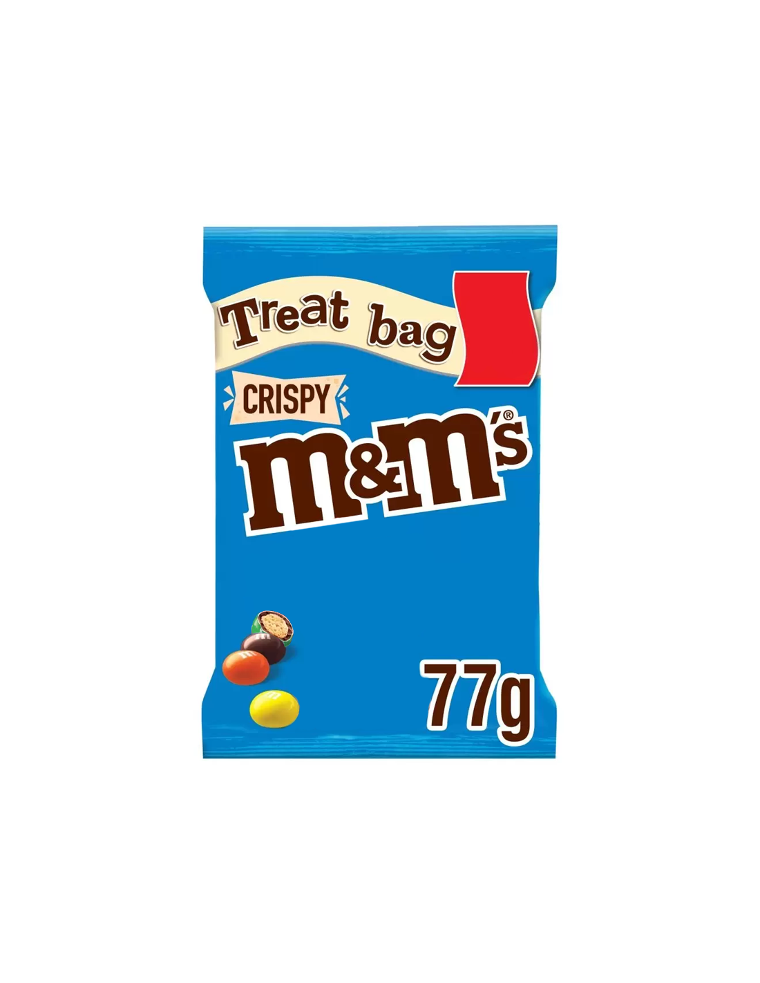 M&M's Crispy Chocolate £1 Price Marked Treat Bag 77g (16 Bags