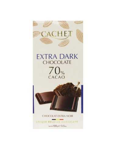 Barra Chocolate Extra Negro 70 Cachet