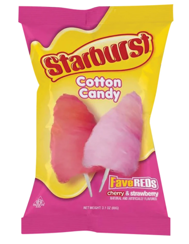 Masticables Starburst Cotton Candy Mars