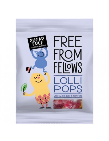Chupetes Cola Frutilla Lollipops Free From Fellows