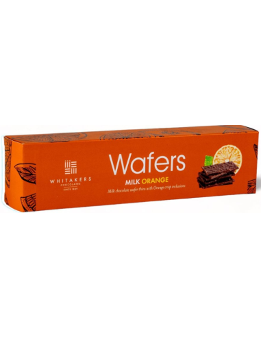 Chocolate Leche Naranja Wafers Whitakers