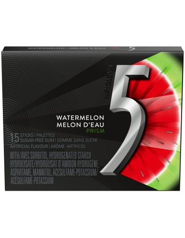 Chicles 5 Prism sin Azúcar Watermelon Wrigley's