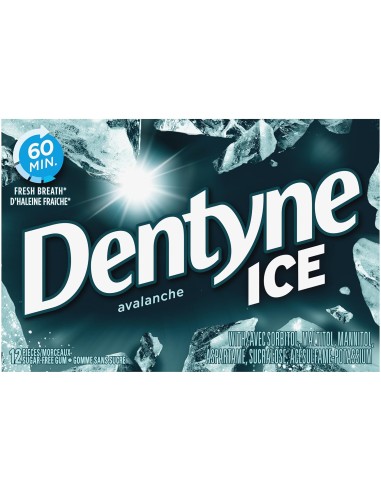 Chicles Ice sin Azúcar Avalanche Dentyne