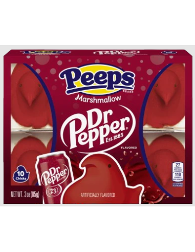 Marshmallows Pollitos Dr. Pepper Peeps