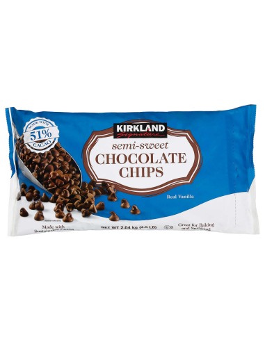 Chips Chocolate Semi Dulce con Vainilla Kirkland