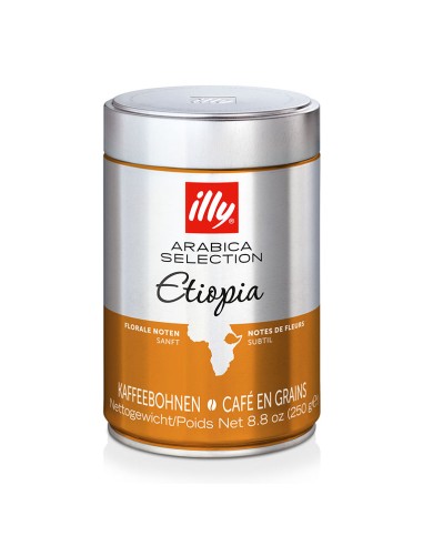 Café Etiopía Grano Entero Illy