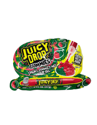 Gomitas Juicy Drop Cherry Melon Boom Bazooka