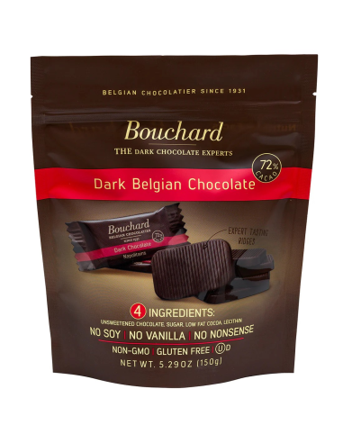 Chocolates Belgas Negro 72 Bouchard