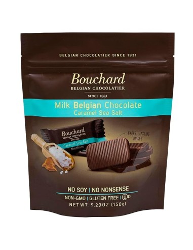Chocolates Belgas Leche Caramelo Sal de Mar Bouchard