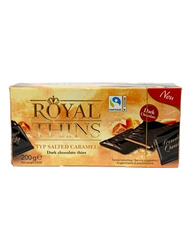 Chocolate Royal Thins Caramelo Sal de Mar Halloren