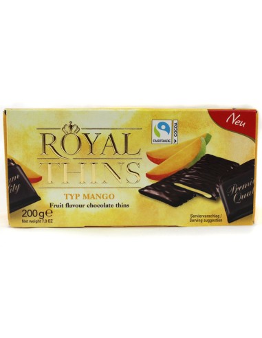 Chocolate Royal Thins Mango Halloren