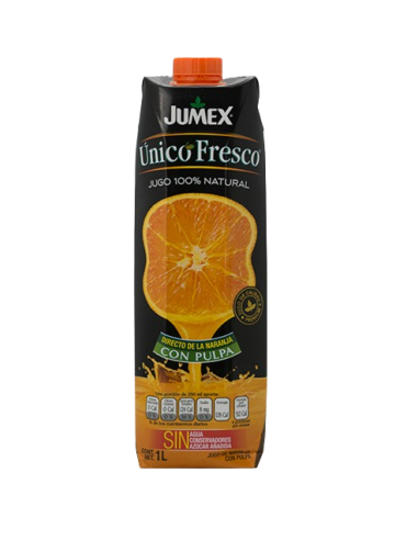 Jugo Naranja Unico Fresco con Pulpa Jumex