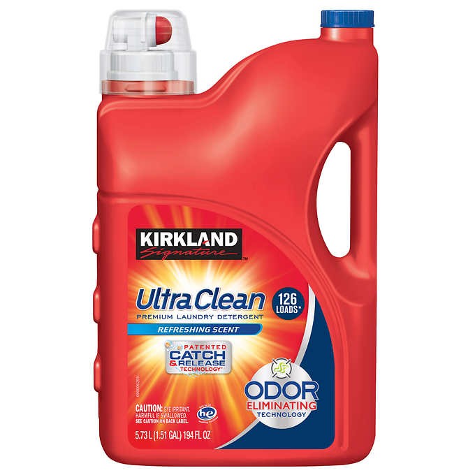 Detergente Líquido Kirkland Ultra Clean 126 Lavados.