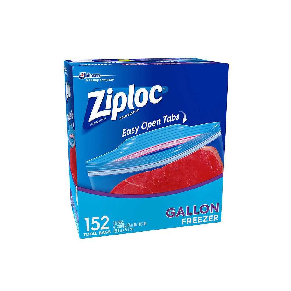 Bolsas Plásticas Freezer 27 x 27 cm Ziploc