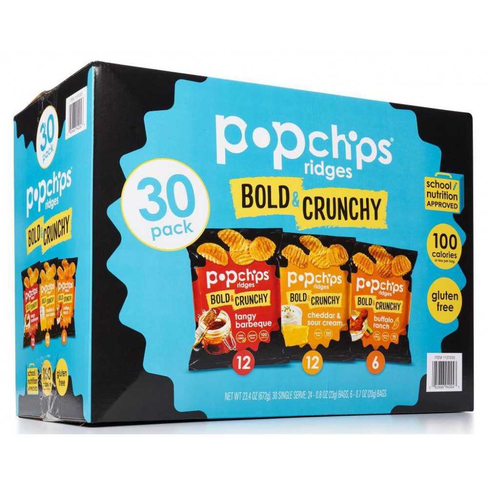 Popchips snack papas fritas Variedades * 30 x 22 gr
