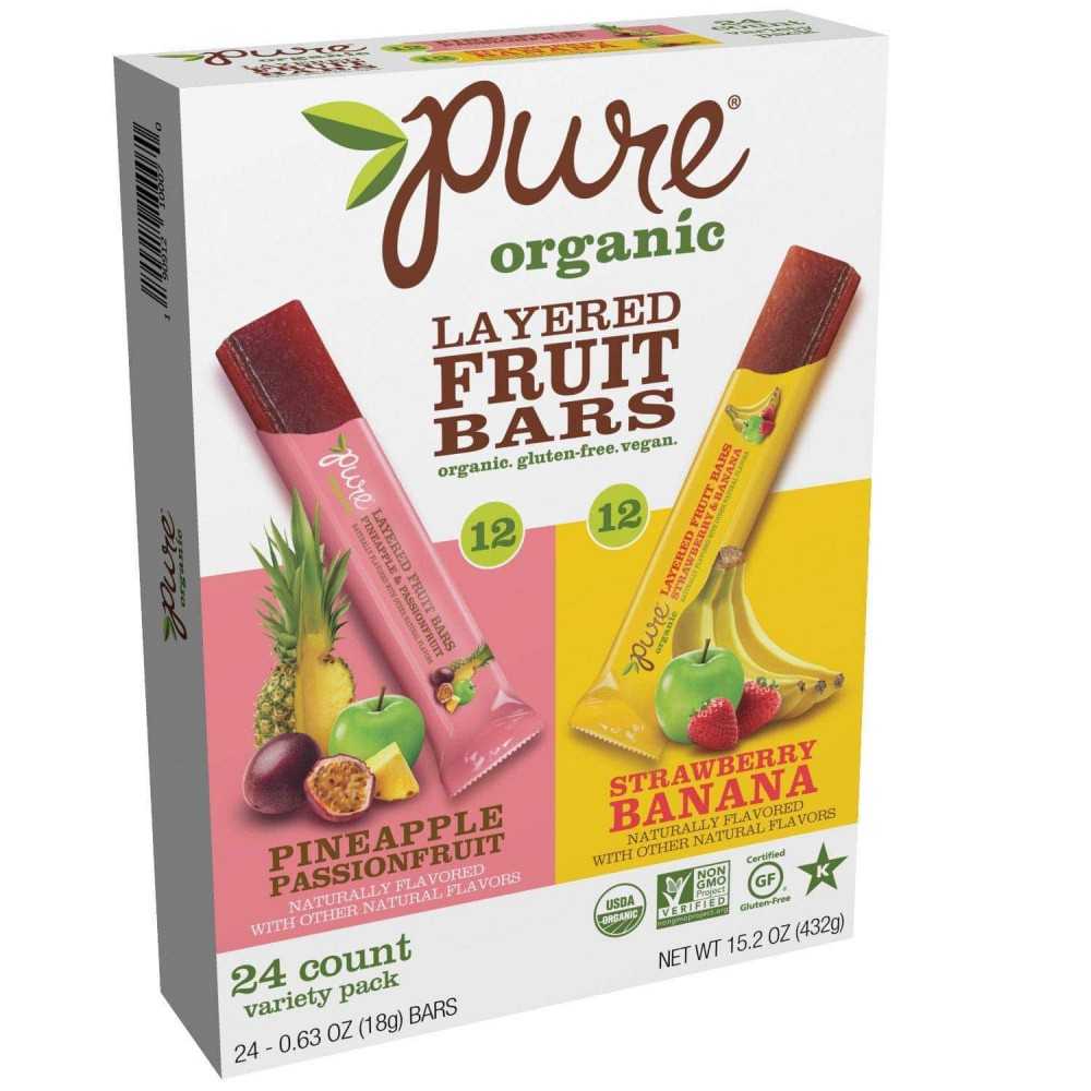 Barras de Frutas Pure Organic