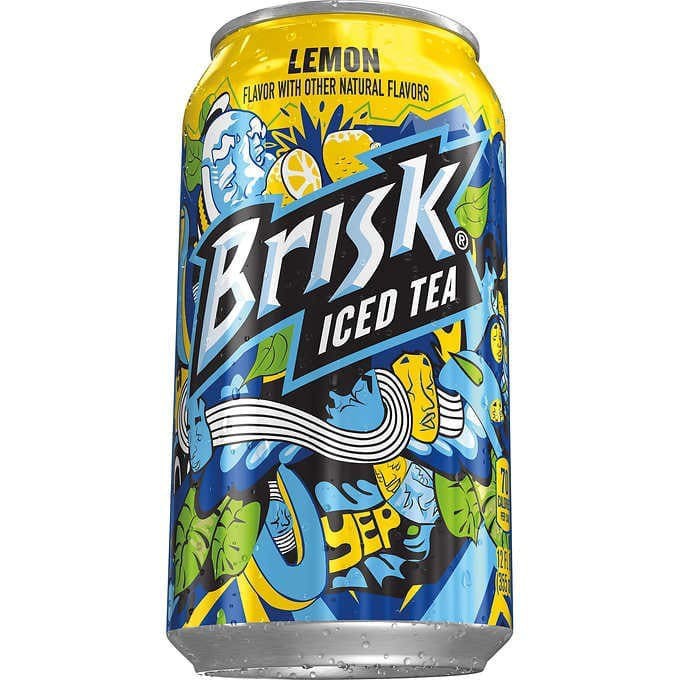 lipton brisk iced tea cans