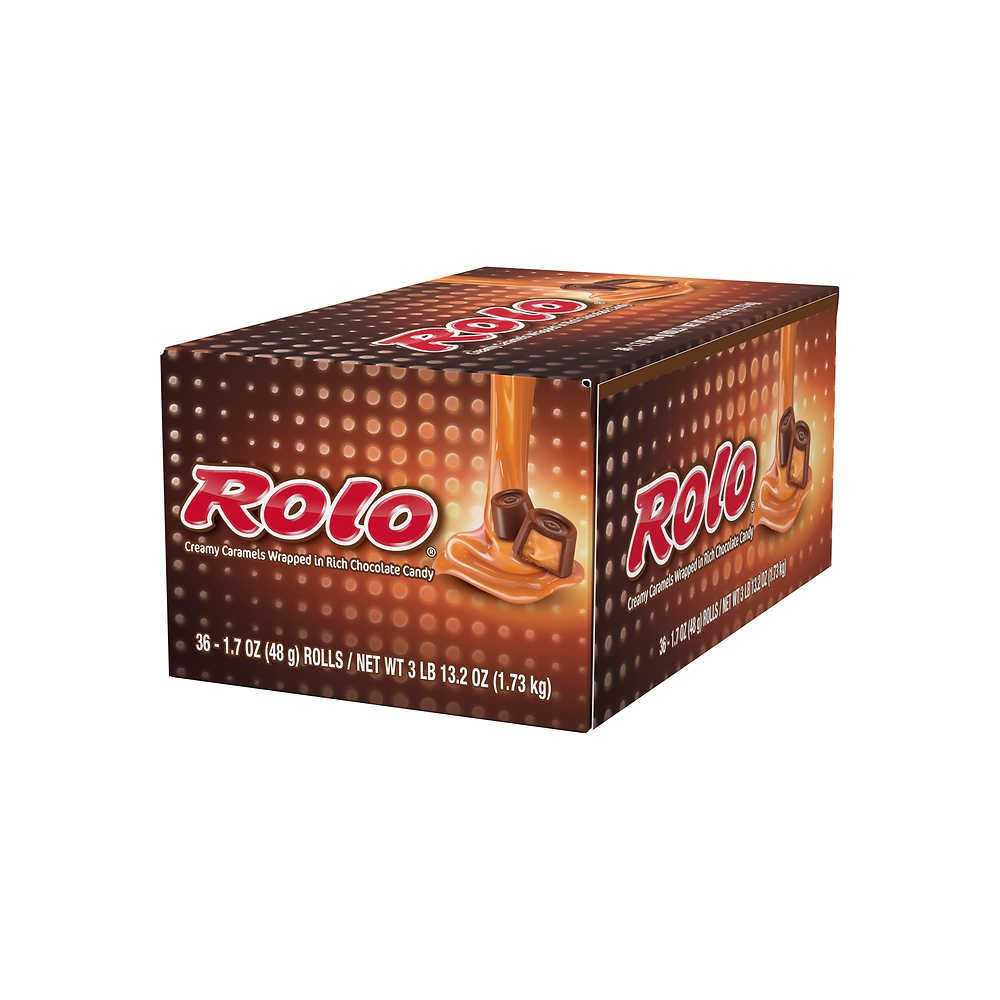Chocolates Rellenos con Caramelo Rolo Caja 36 uni