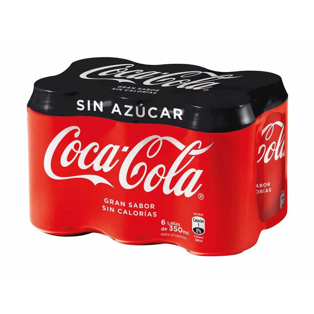 Coca-Cola sin Azúcar Caja 6 uni