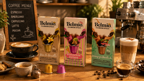 3 sabores Belmio de cápsulas saborizadas para Nespresso | Kiosclub