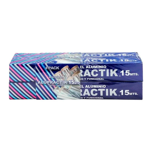Papel Aluminio Alupractik 15 m