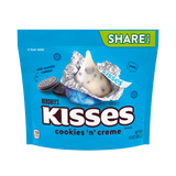 Chocolates Cookies n Creme Kisses Hershey's 283 g